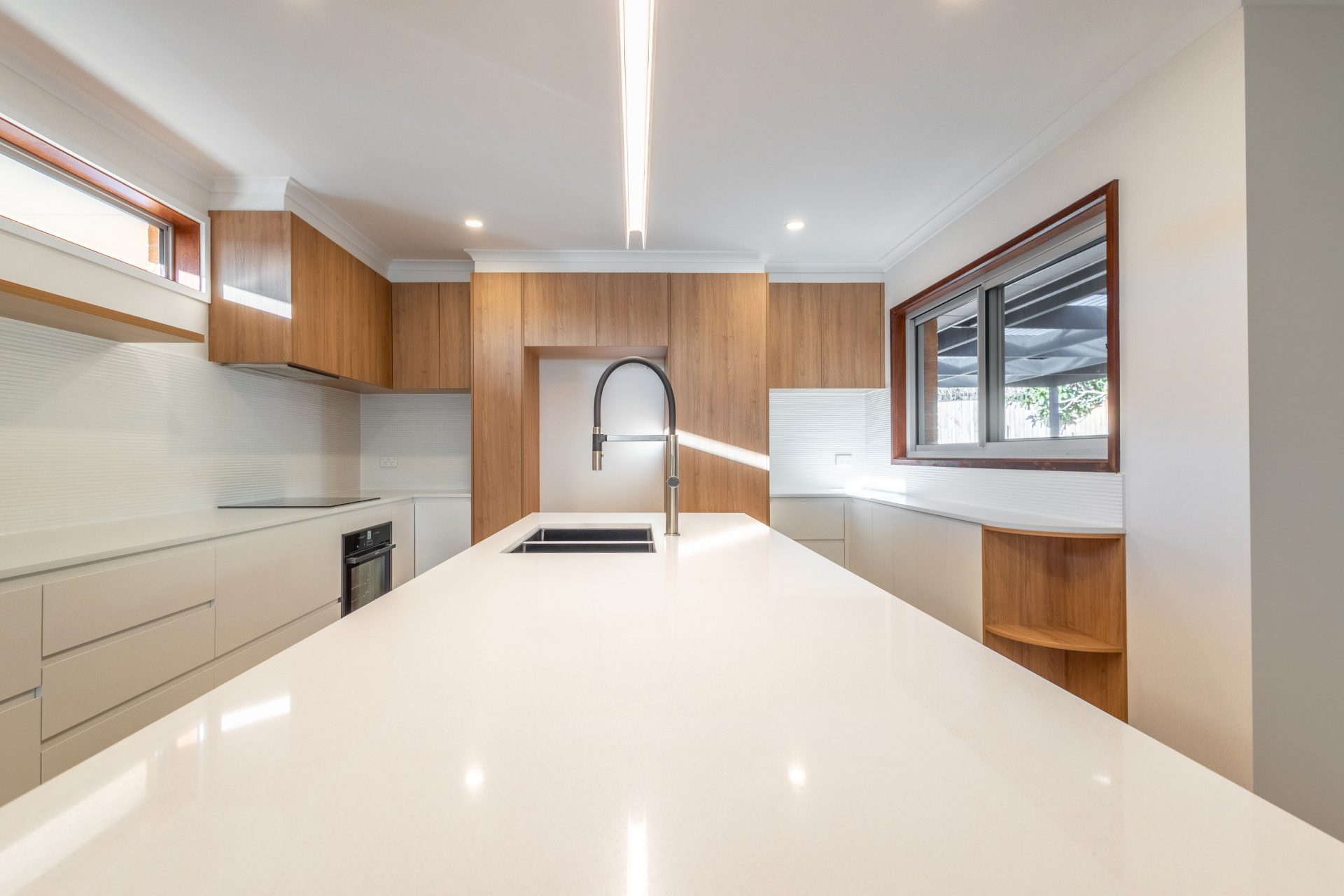 Modern kitchen renovation Canberra smart appliances